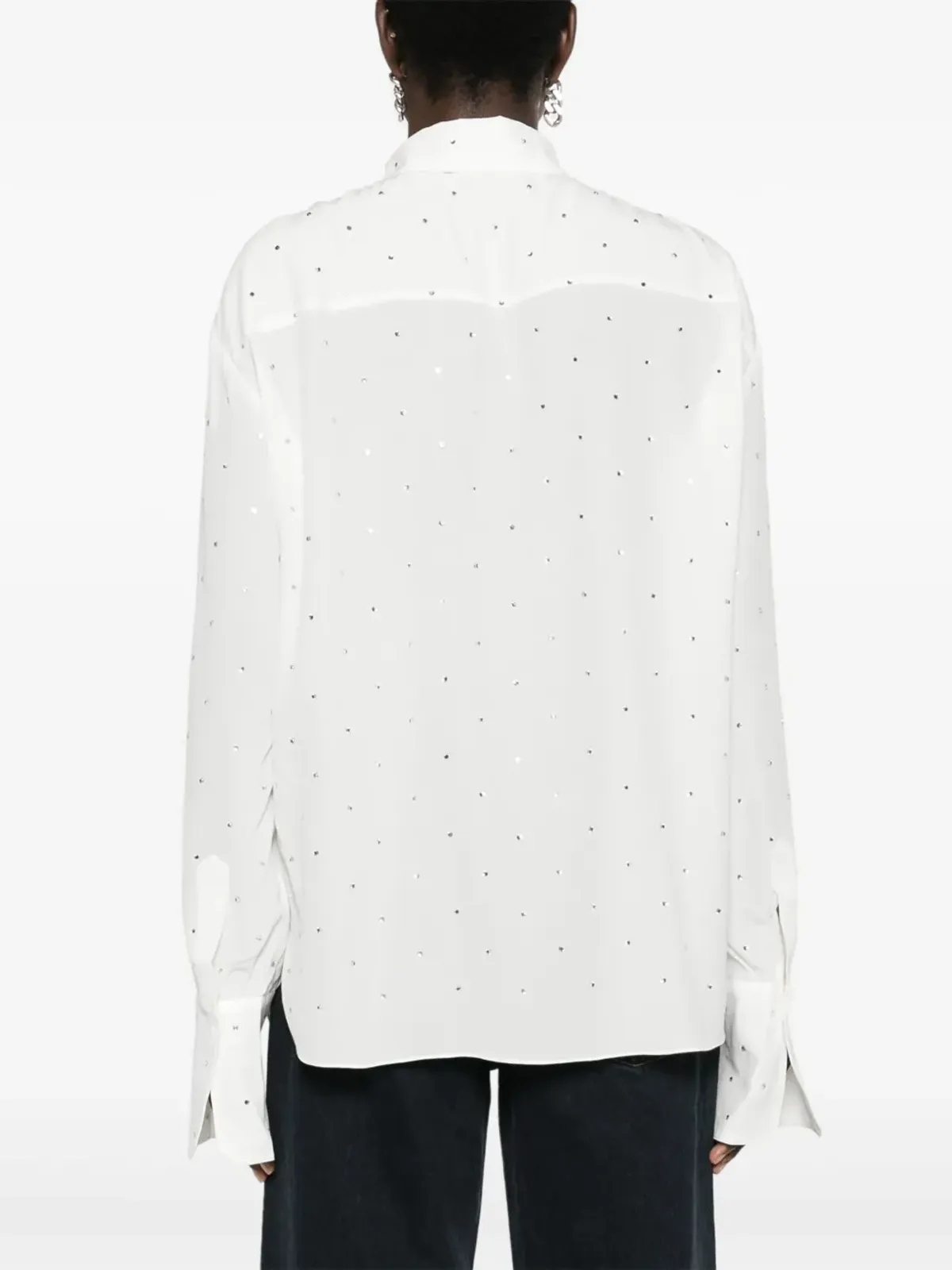 Zadig&Voltaire タイローネ シルクシャツ - ホワイト - 画像4