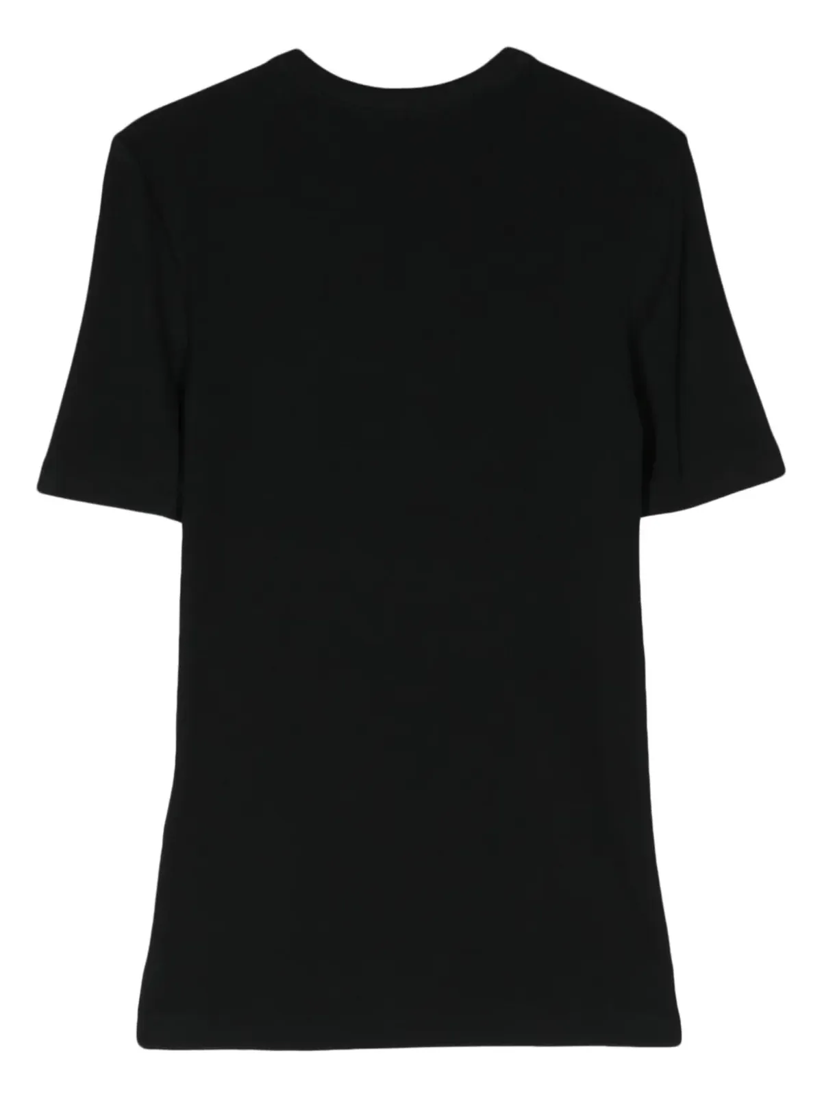 TOTEME クルーネック半袖Tシャツ ブラック - 画像2