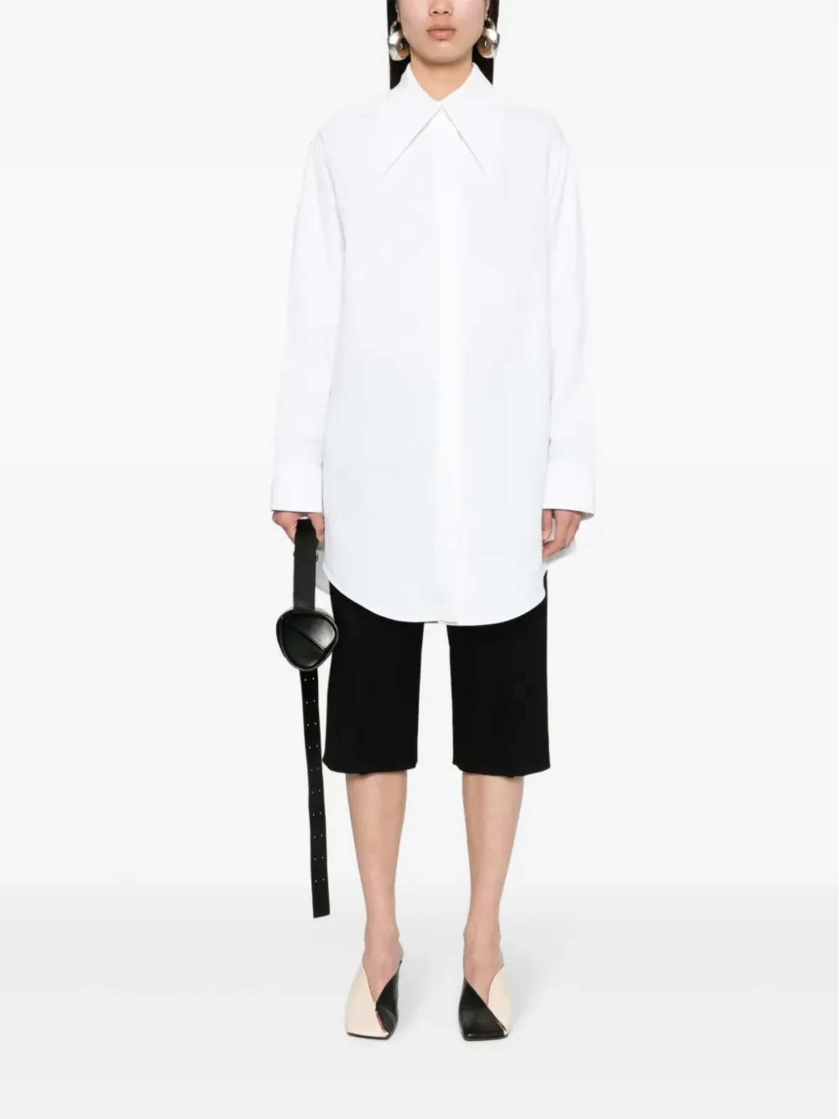 Jil Sander リネンシャンブレーシャツ - 画像2