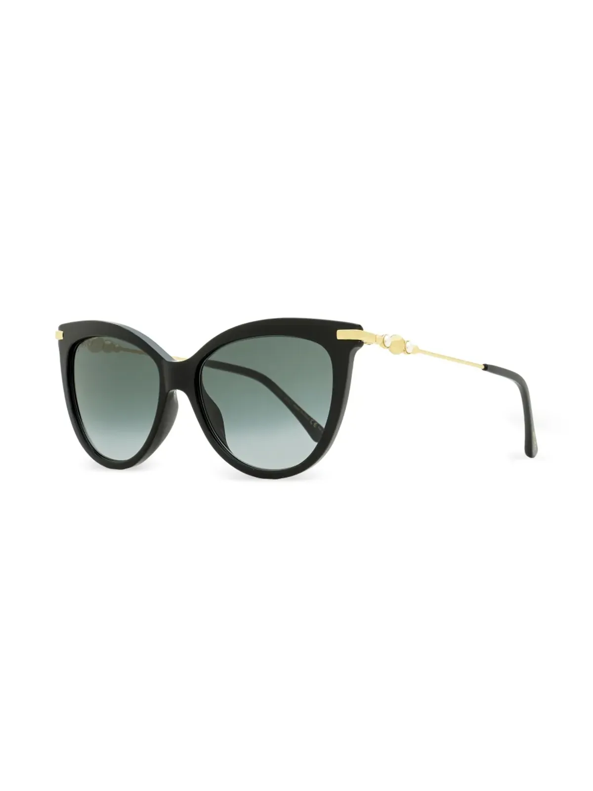 Jimmy Choo Eyewear ティンズリー キャットアイサングラス - ブラック - 画像2