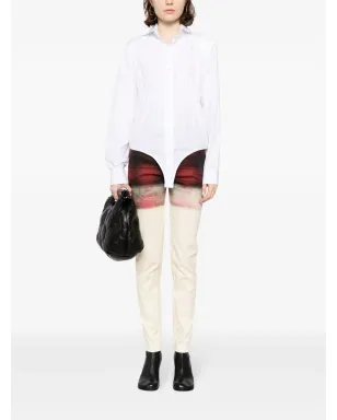 Maison Margiela チェック柄スキニージーンズ - レッド - サムネイル2
