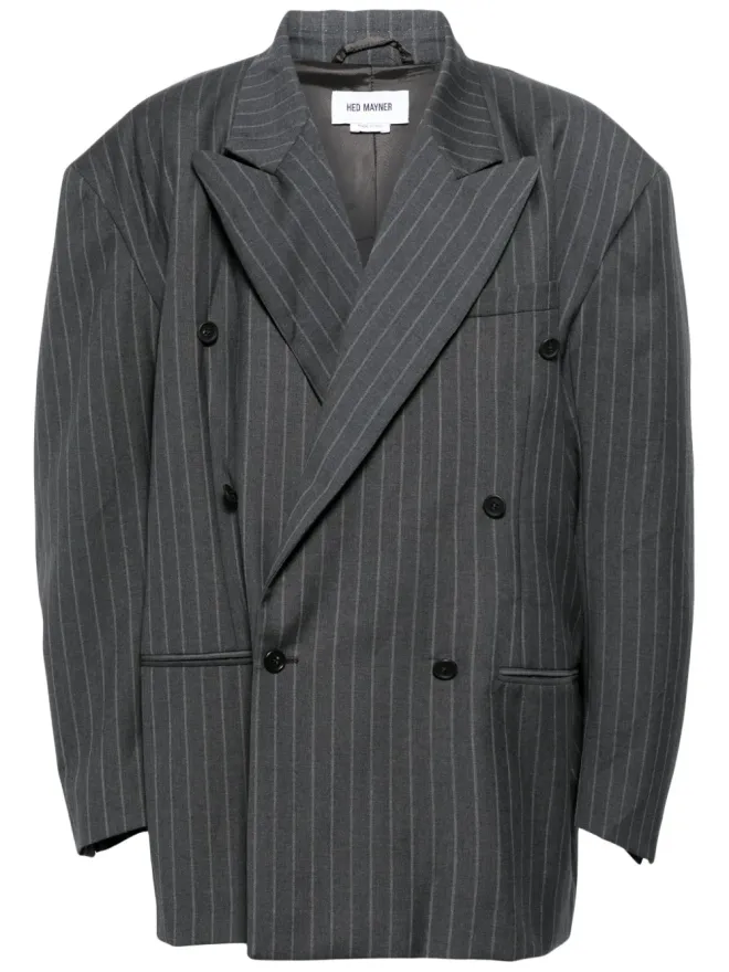 Hed Mayner Hed Mayner ストライプ ダブルブレスト ブレザーの商品画像