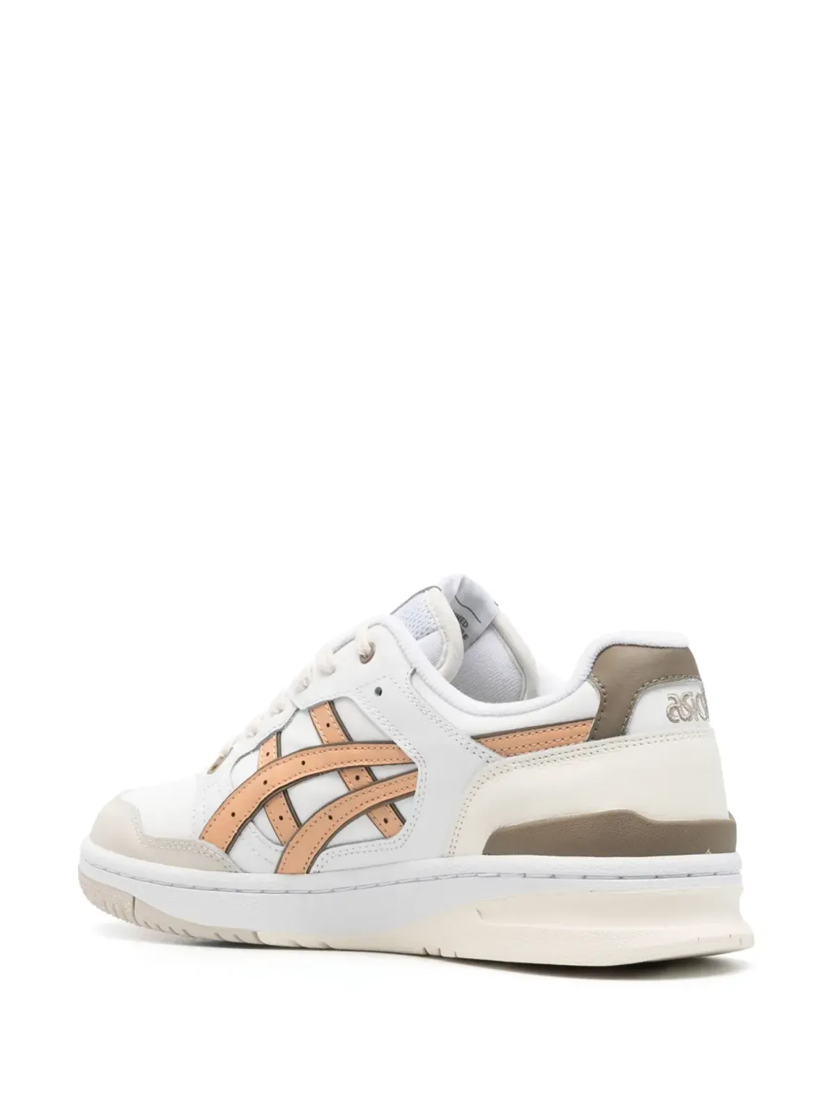 ASICS EX89 パネルドデザイン レザー スニーカー - 画像3