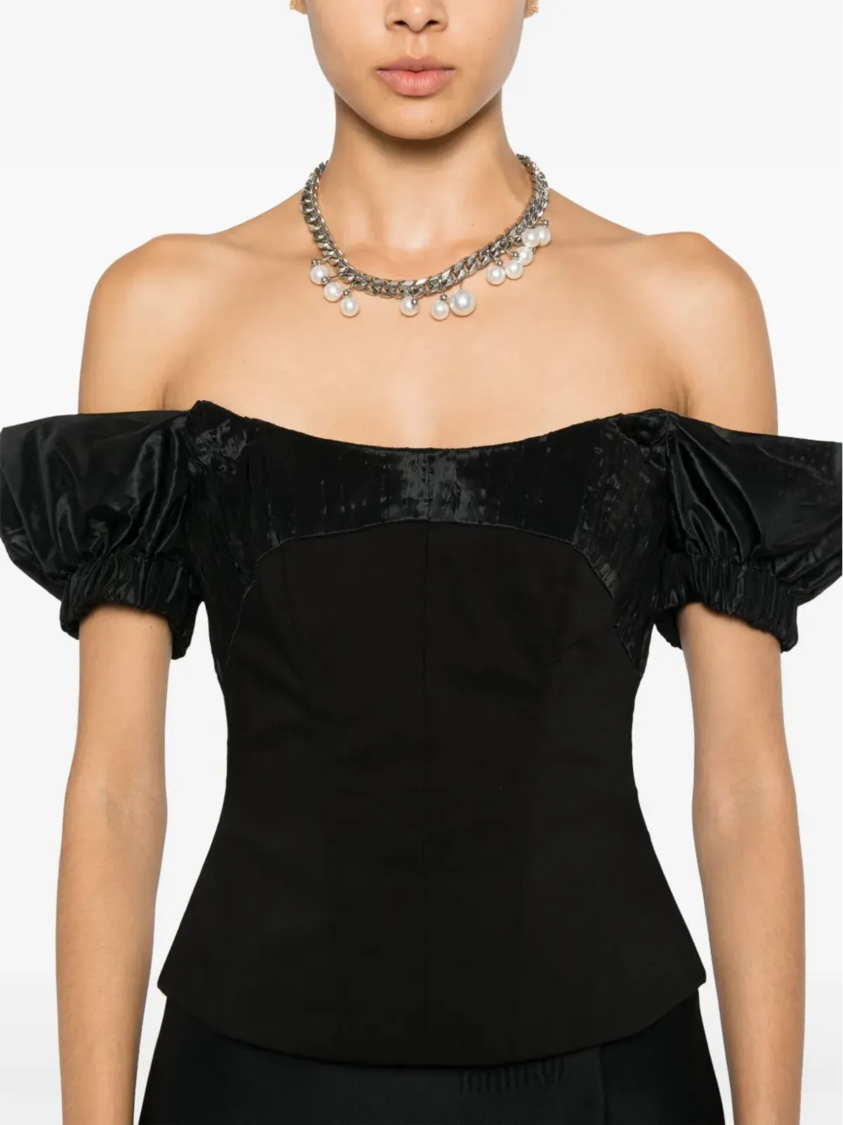 V:PM ATELIER Paloma オフショルダーコルセットトップ - 画像5