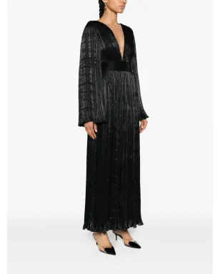 V:PM ATELIER Eva plissé maxi dress - サムネイル3