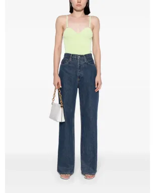 Emporio Armani ハートネックのリブ編みタンクトップ - サムネイル2