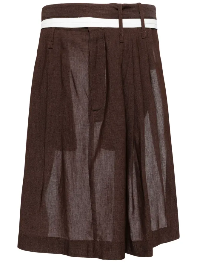 Hed Mayner Hed Mayner プリーツベルト付きスカートの商品画像