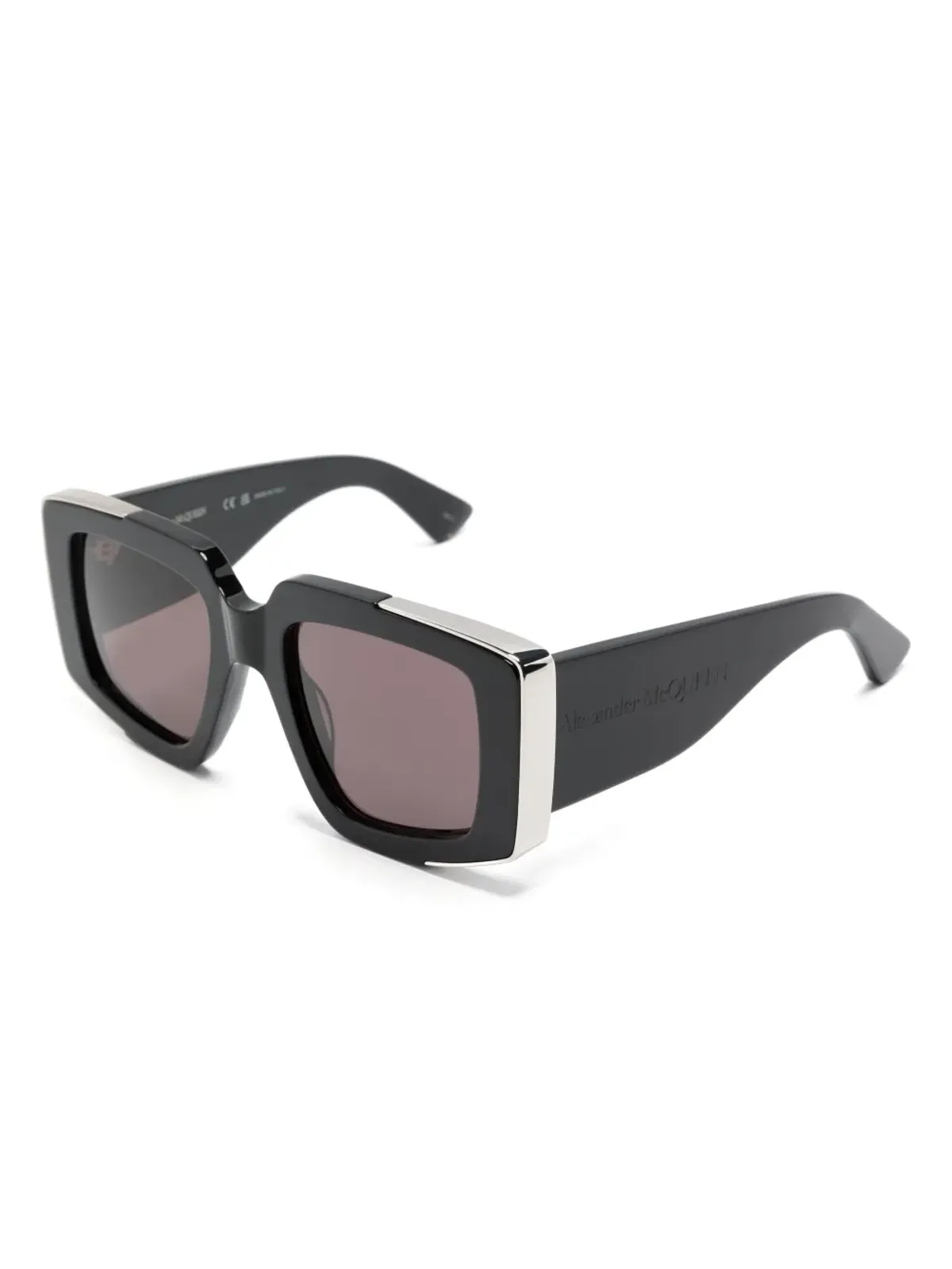 Alexander McQueen Eyewear スクエアフレームサングラス - 画像2