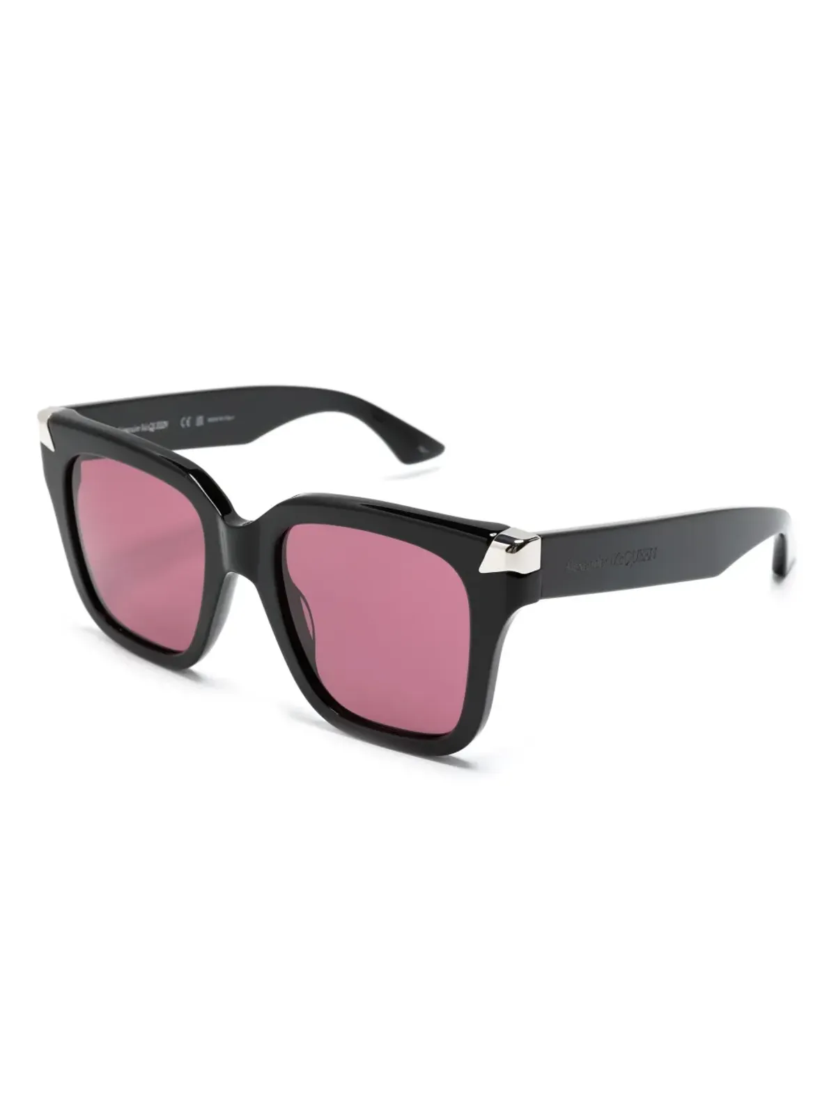 Alexander McQueen Eyewear オーバーサイズフレームサングラス - 画像2