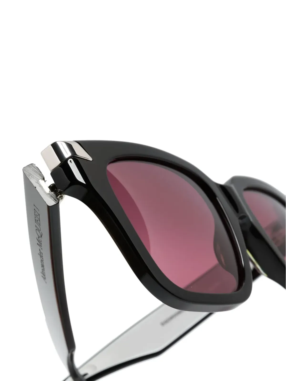 Alexander McQueen Eyewear オーバーサイズフレームサングラス - 画像3