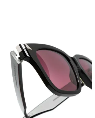 Alexander McQueen Eyewear オーバーサイズフレームサングラス - サムネイル3