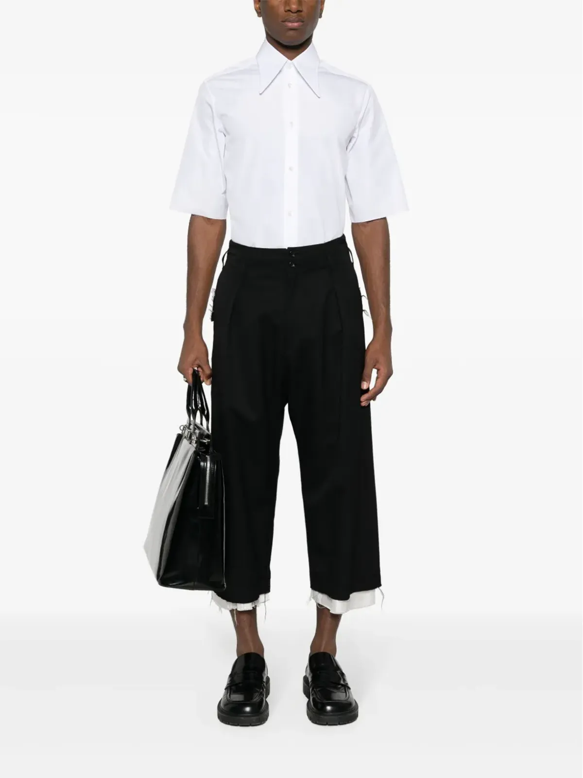 Maison Margiela ポプリン半袖シャツ - 画像2