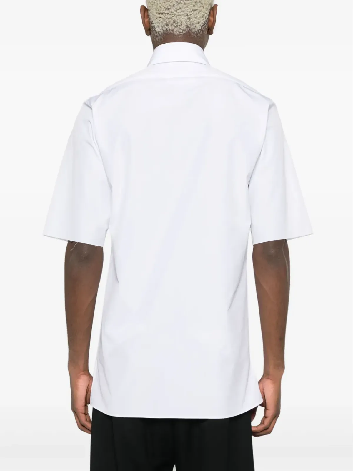 Maison Margiela ポプリン半袖シャツ - 画像4
