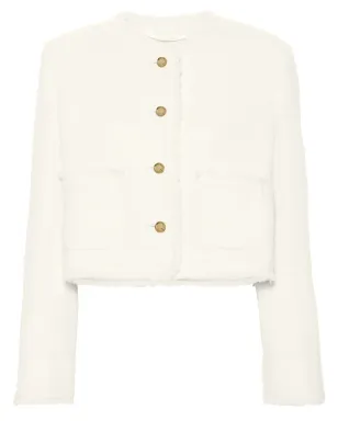 Miu Miu シングルブレスト ツイードジャケット - サムネイル1