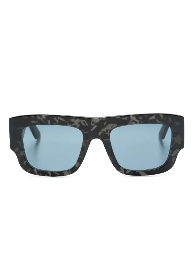 Alexander McQueen Eyewear Alexander McQueen Eyewear AM 0449S スクエアフレーム サングラス - ブラウンの商品画像