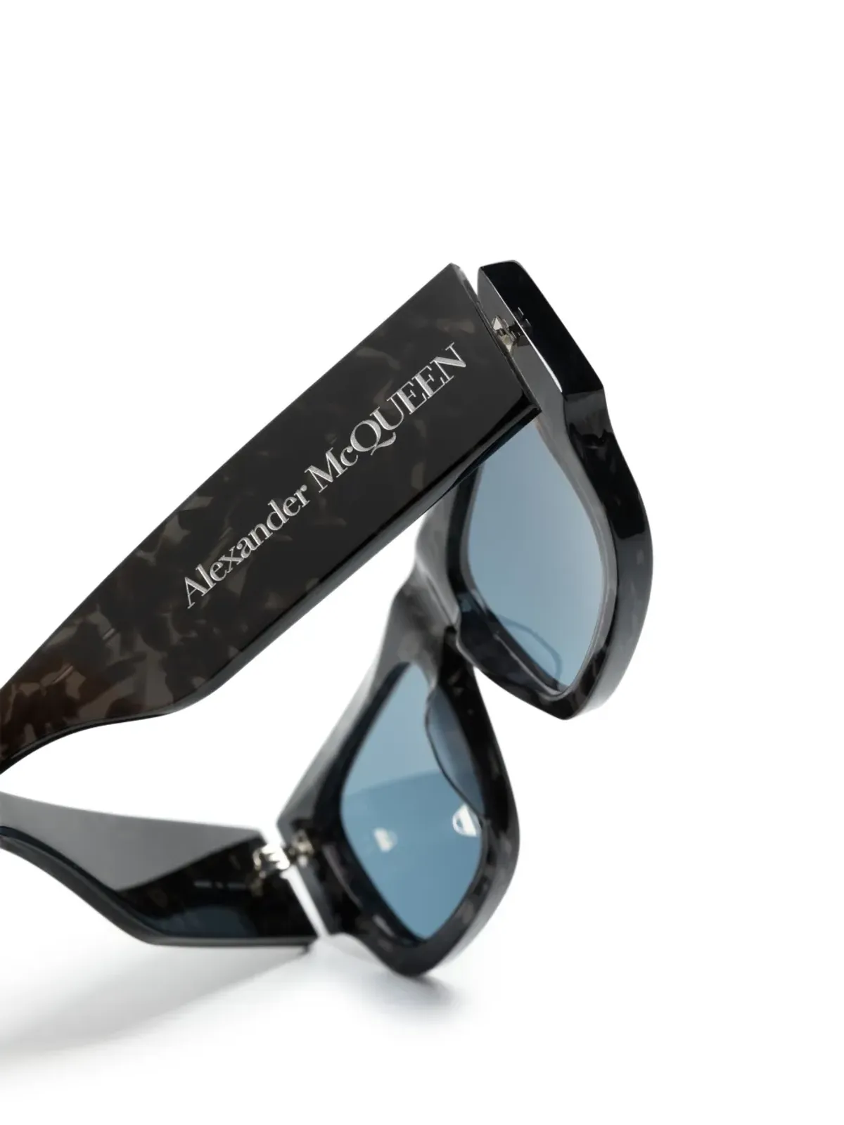 Alexander McQueen Eyewear AM 0449S スクエアフレーム サングラス - ブラウン - 画像3