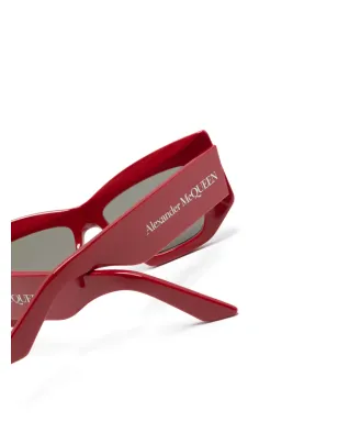 Alexander McQueen Eyewear サングラス - レッド - サムネイル3