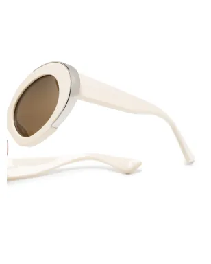 Alexander McQueen Eyewear オーバルフレームサングラス - サムネイル3