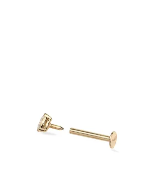 Lark & Berry 14kt yellow gold Veto sapphire earring - サムネイル2