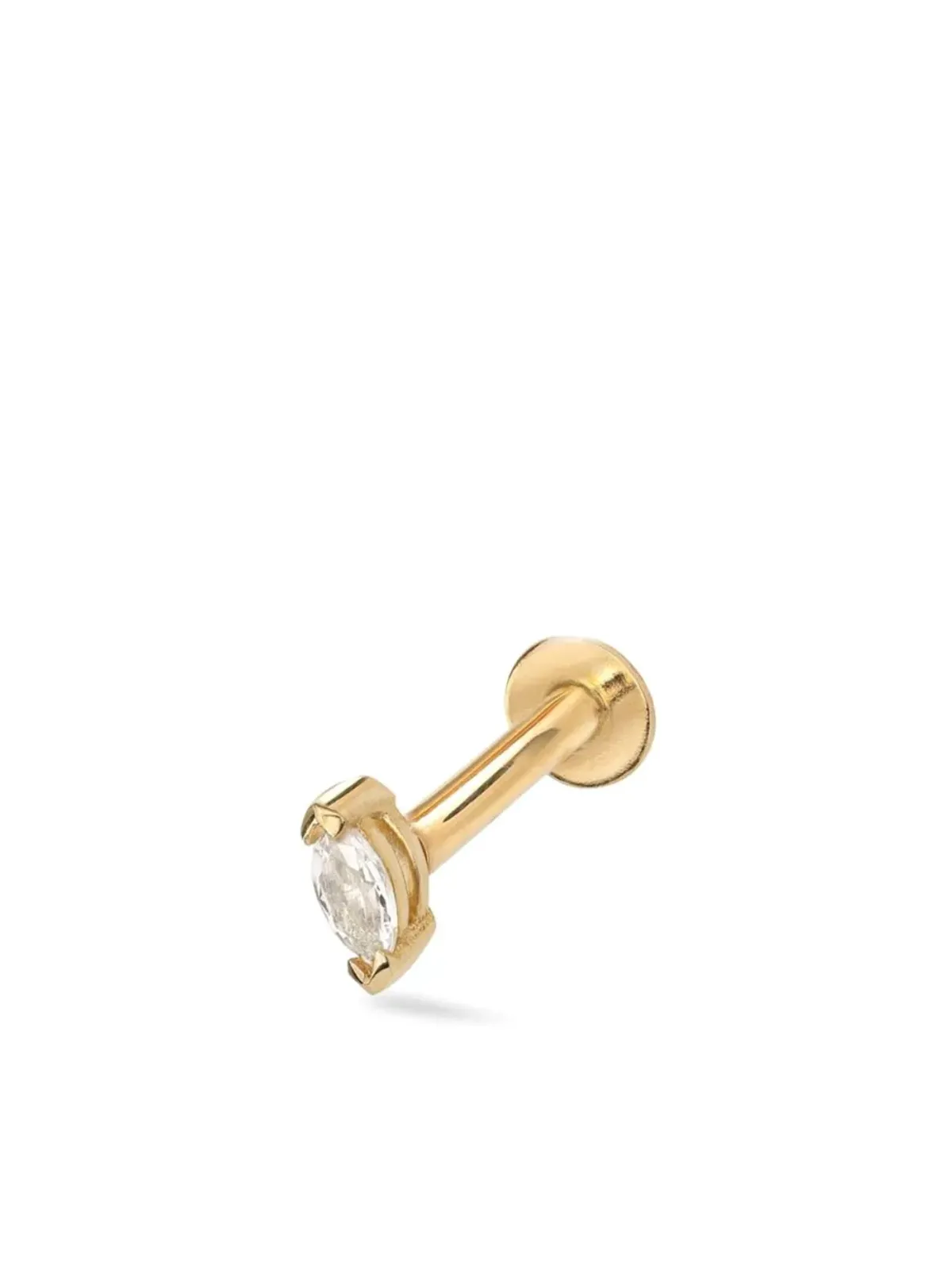 Lark & Berry 14kt yellow gold Veto sapphire earring - 画像3