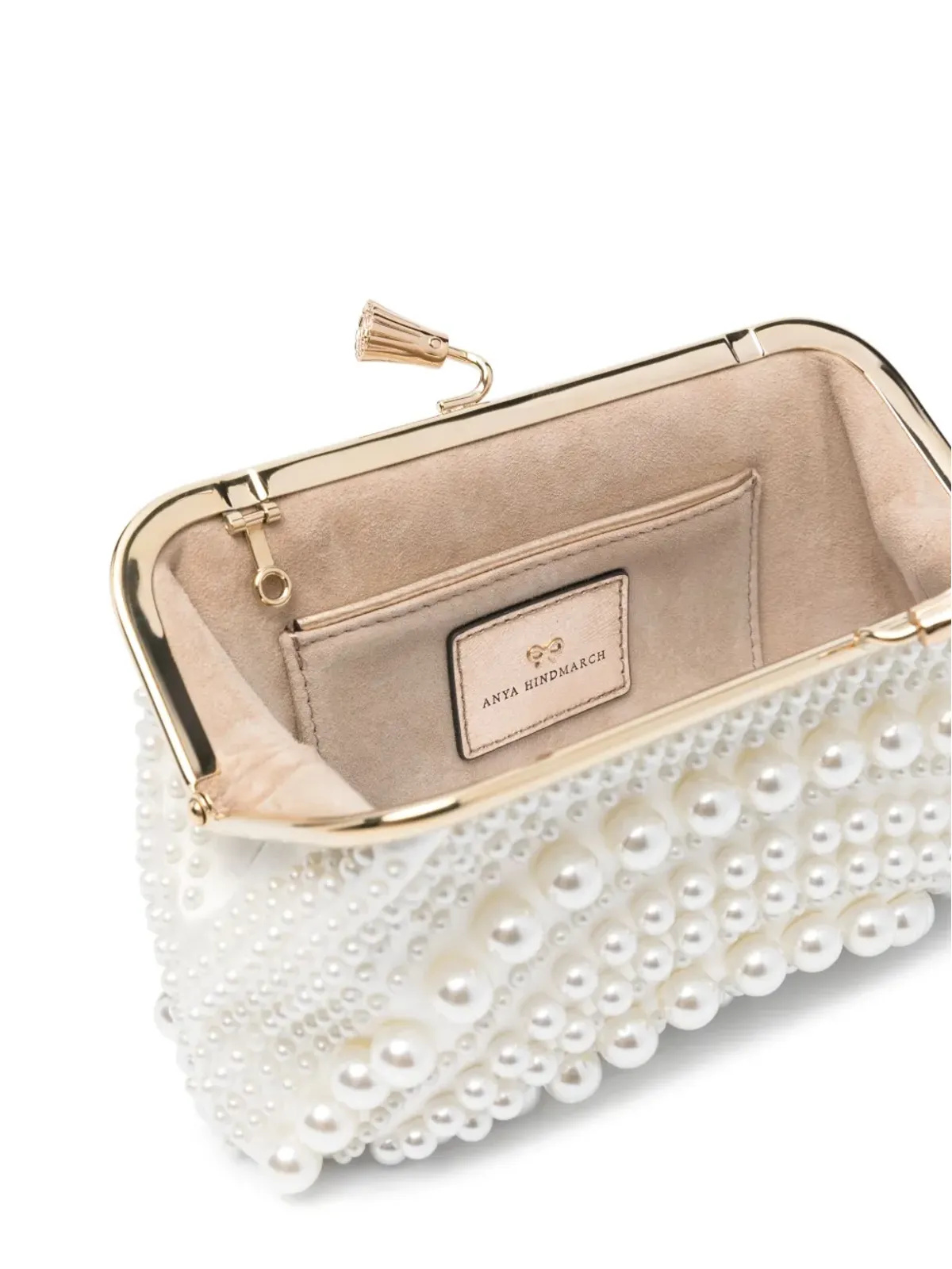 Anya Hindmarch Maud パール装飾クラッチ - 画像5