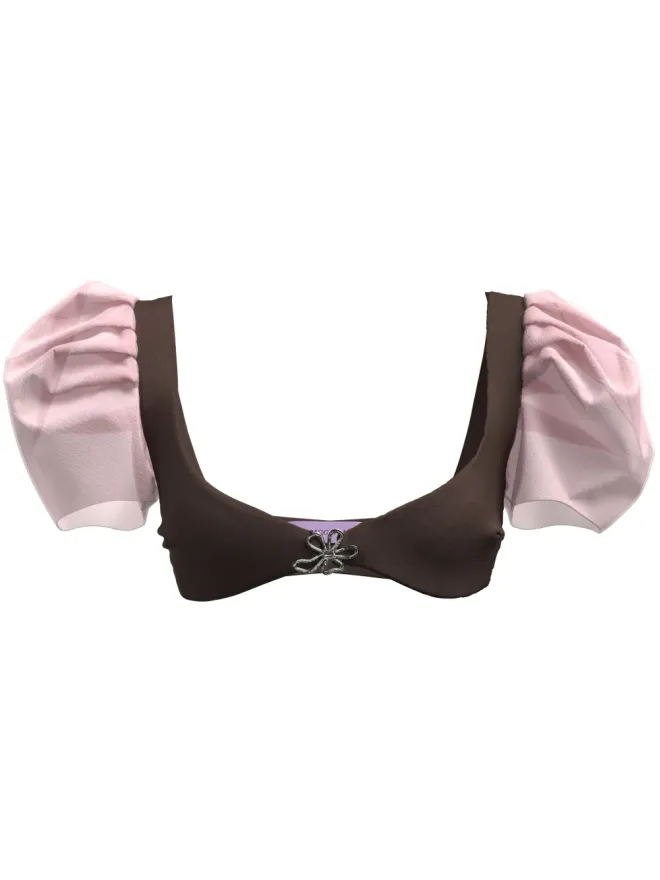 Maccapani Maccapani Britney パフスリーブ ブラトップの商品画像
