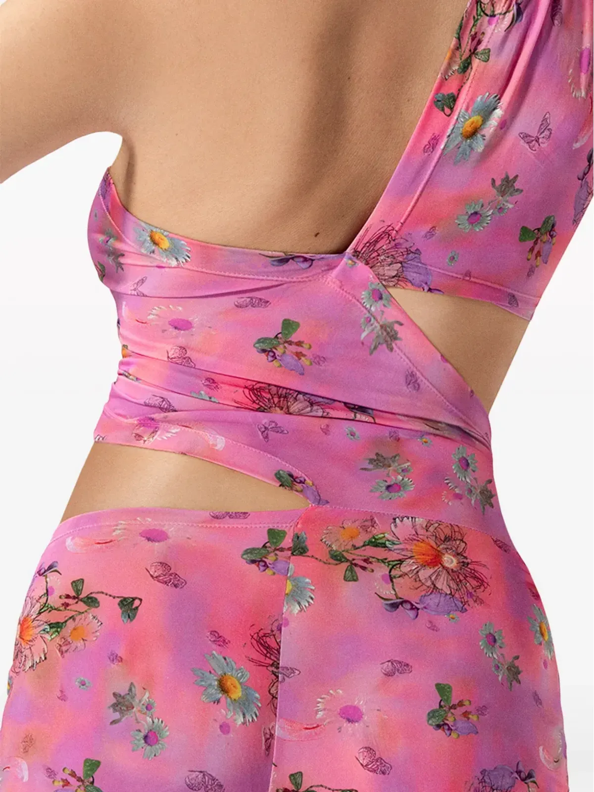 Maccapani 花柄プリントのジャンプスーツ - 画像4