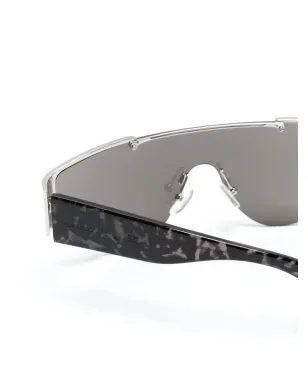Alexander McQueen Eyewear シールドフレーム ミラーレンズ サングラス - サムネイル3