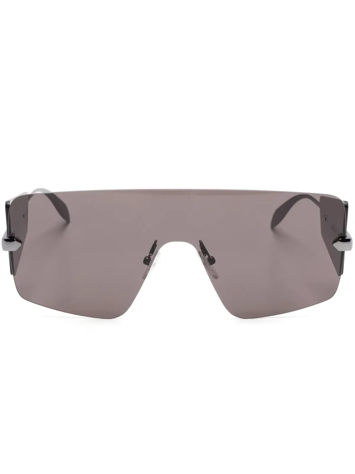 Alexander McQueen Eyewear オーバーサイズシールドフレーム サングラス - 画像1