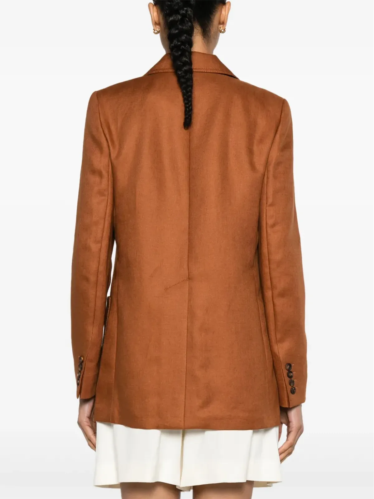 Max Mara ボエミア シングルブレスト ブレザー ブラウン - 画像4