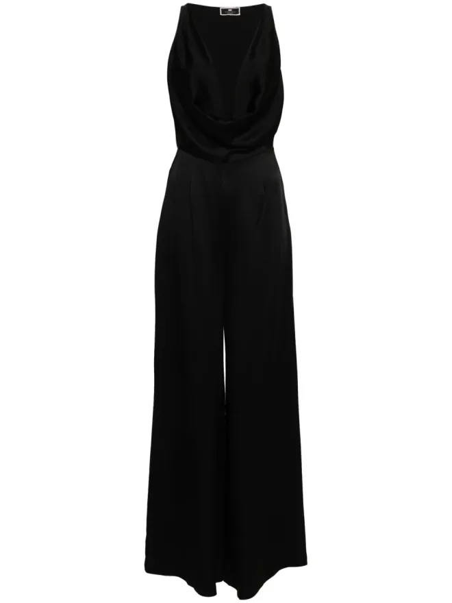 Elisabetta Franchi Elisabetta Franchi ドレープ入りパラッツォジャンプスーツの商品画像