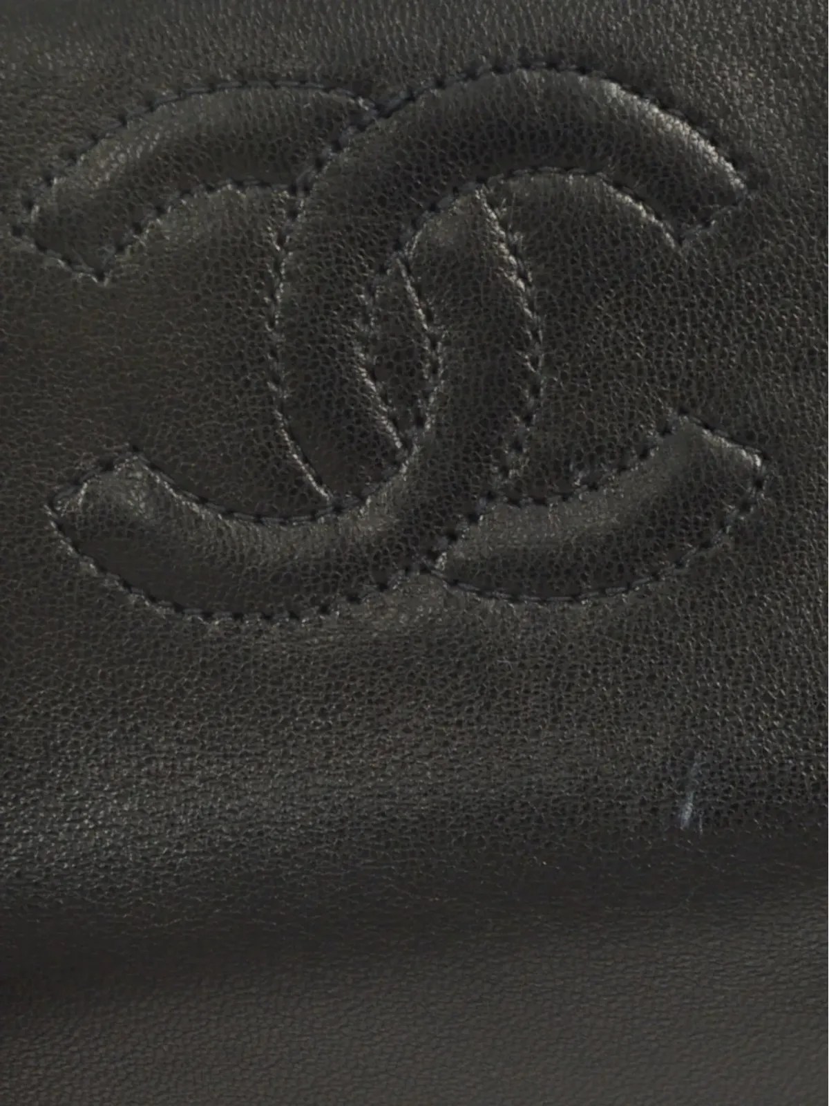 CHANEL ビンテージ 1998年 CCステッチ キーケース - ブラック - 画像5