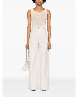 Max Mara Ghiro リブ編み ラウンドネックトップ - ベージュ系 - サムネイル2