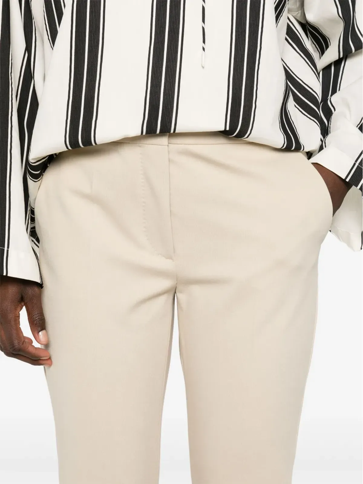 Max Mara ペーニョ クロップドパンツ - ニュートラルカラー - 画像5