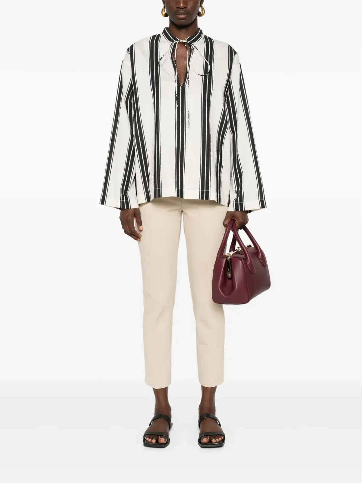 Max Mara ペーニョ クロップドパンツ - ニュートラルカラー - 画像2