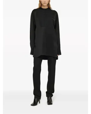 Jil Sander Thursday P.M. リネン混紡シャツ - ブラック - サムネイル2