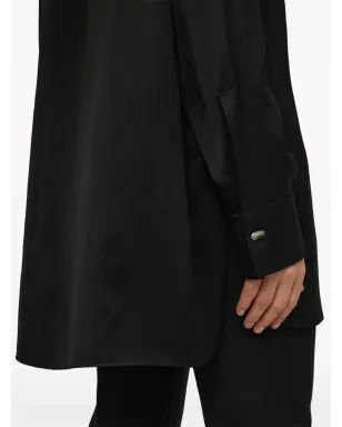 Jil Sander Thursday P.M. リネン混紡シャツ - ブラック - サムネイル4