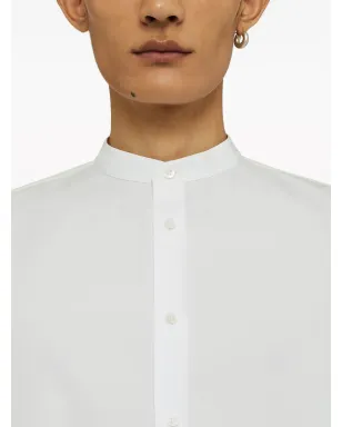 Jil Sander サンデー コットンシャツ 白 - サムネイル3