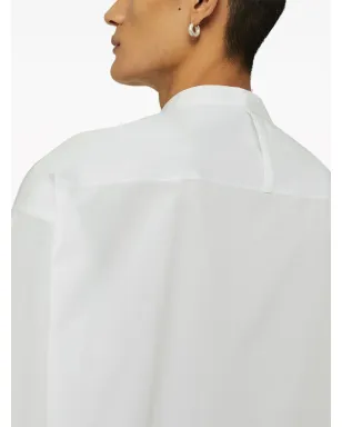 Jil Sander サンデー コットンシャツ 白 - サムネイル4