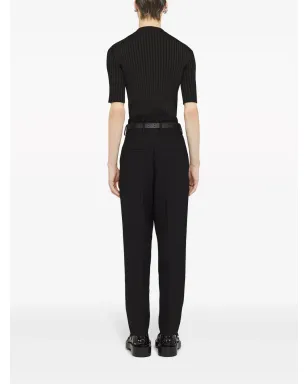 Jil Sander リブ編みVネックTシャツ - サムネイル3