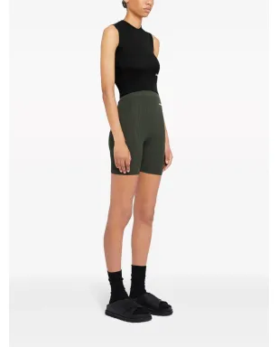 Jil Sander ロゴプリント コットン ベストトップ - ブラック - サムネイル3