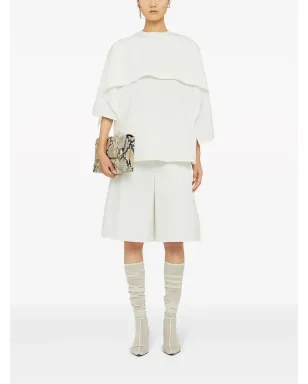 Jil Sander レイヤードデザイン クルーネックTシャツ - 白 - サムネイル2