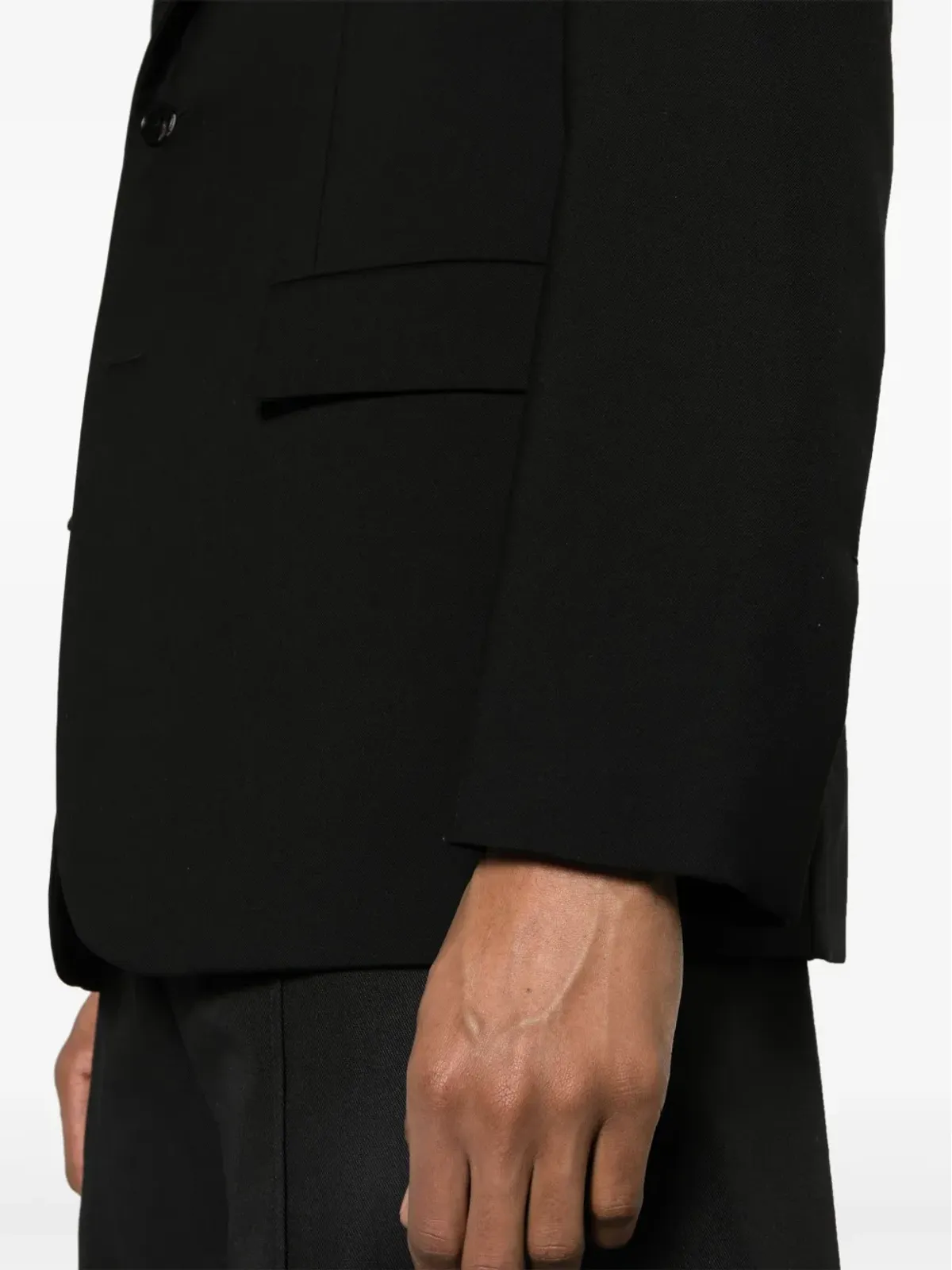 Jil Sander シングルブレスト ツイルウール ブレザー - ブラック - 画像5