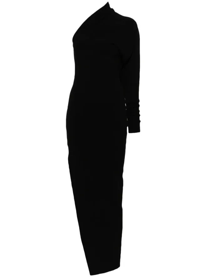 Rick Owens Rick Owens ワンショルダー カラム マキシドレスの商品画像