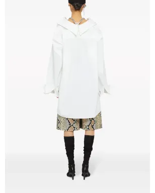 Jil Sander パイソン風エンボスレザー バミューダショーツ - ブラウン - サムネイル3