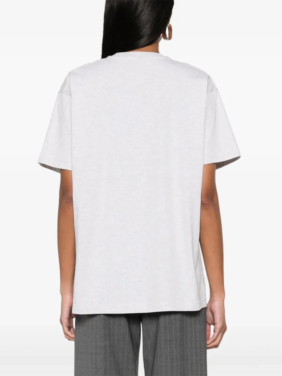 TOTEME メランジュ効果 Tシャツ - グレー - 画像4