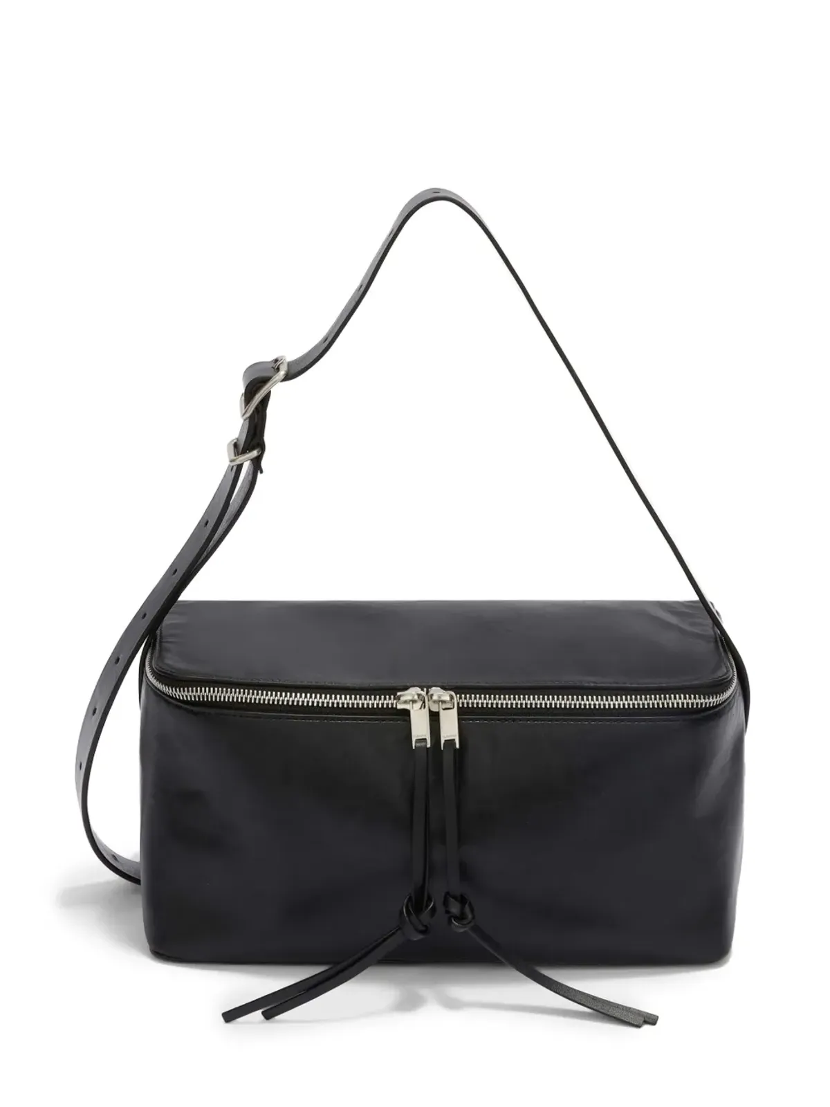 Jil Sander ミディアム レザー ショルダーバッグ - ブラック - 画像1