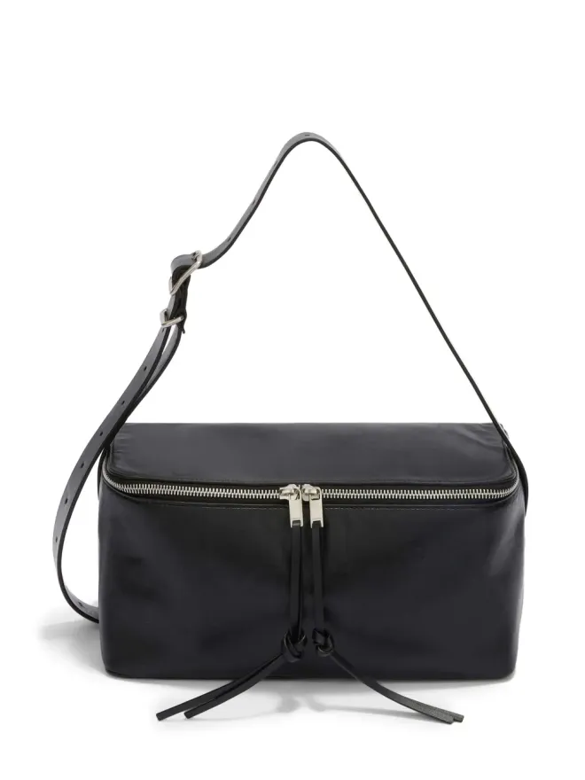 Jil Sander Jil Sander ミディアム レザー ショルダーバッグ - ブラックの商品画像