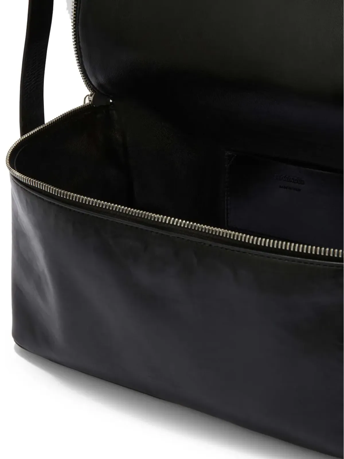 Jil Sander ミディアム レザー ショルダーバッグ - ブラック - 画像5