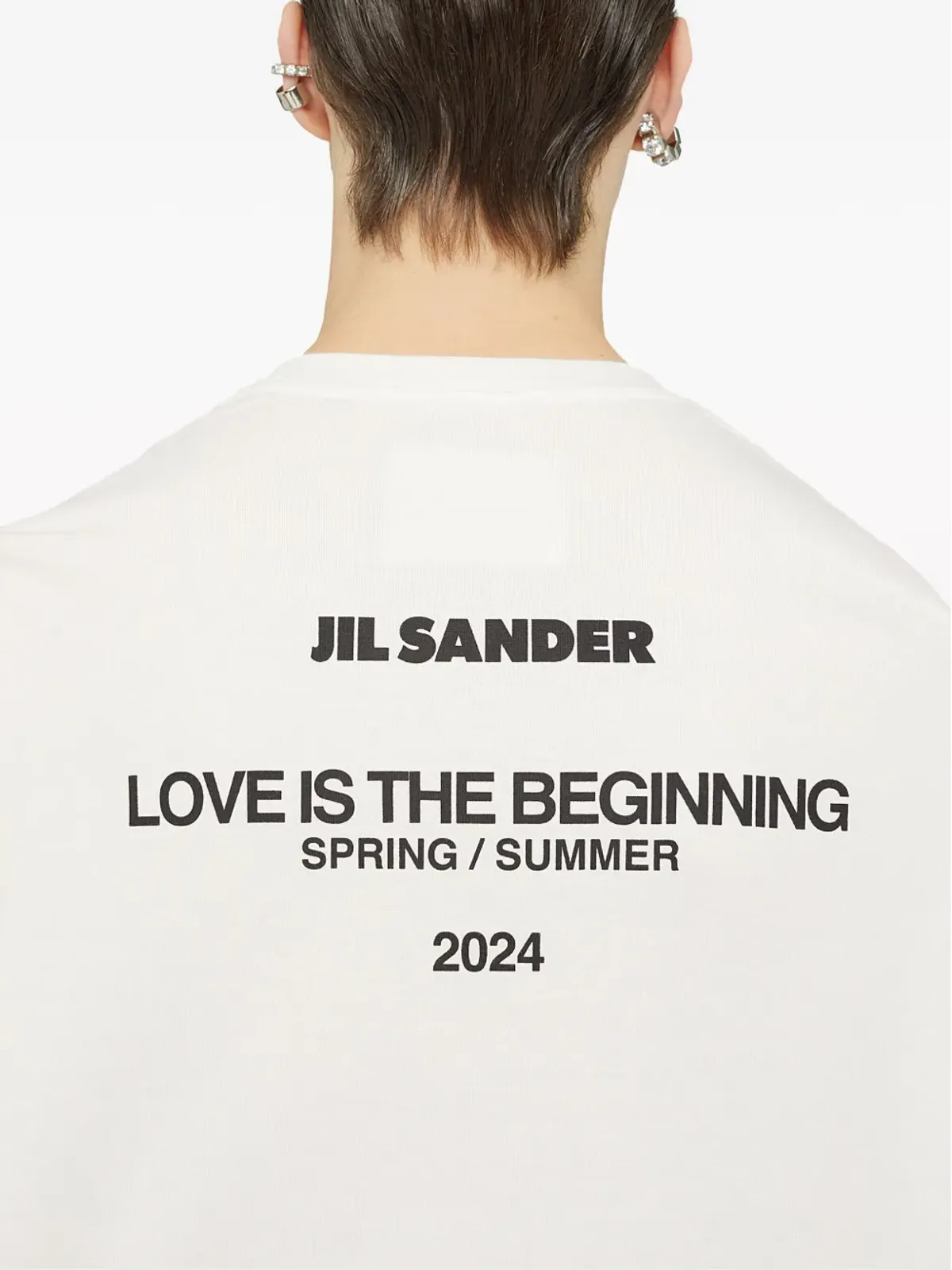 Jil Sander ロゴプリント ロングスリーブ Tシャツ - 画像5